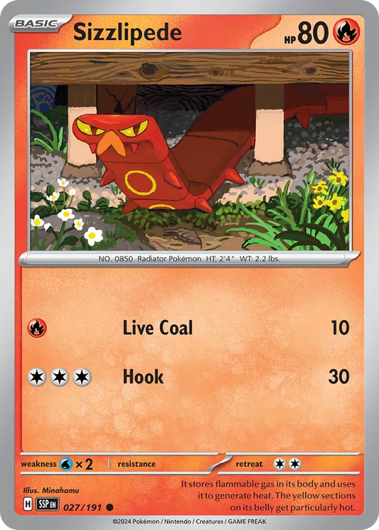 Sizzlipede [Reverse Holo] #27