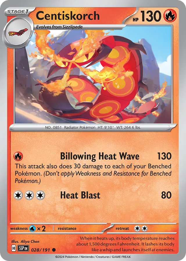 Centiskorch [Reverse Holo] #28