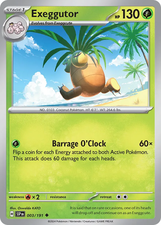 Exeggutor [Reverse Holo] #3