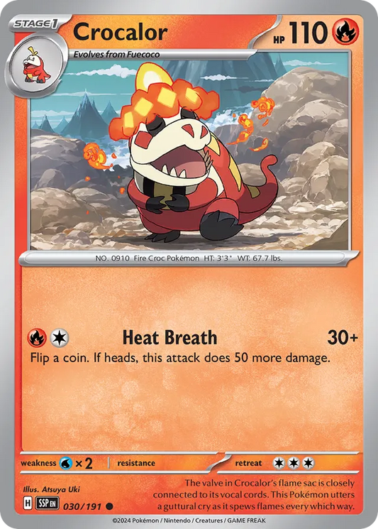 Crocalor [Reverse Holo] #30