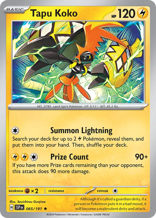 Tapu Koko [Reverse Holo] #65