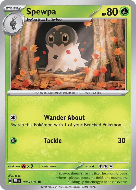 Spewpa [Reverse Holo] #6