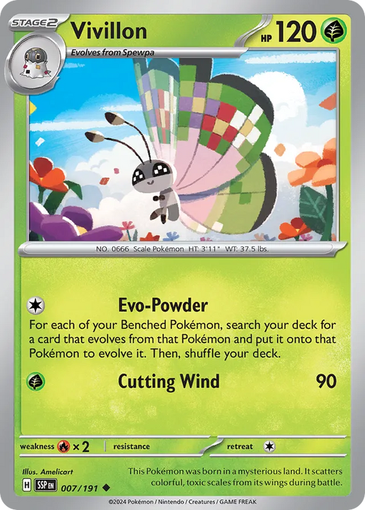 Vivillon [Reverse Holo] #7