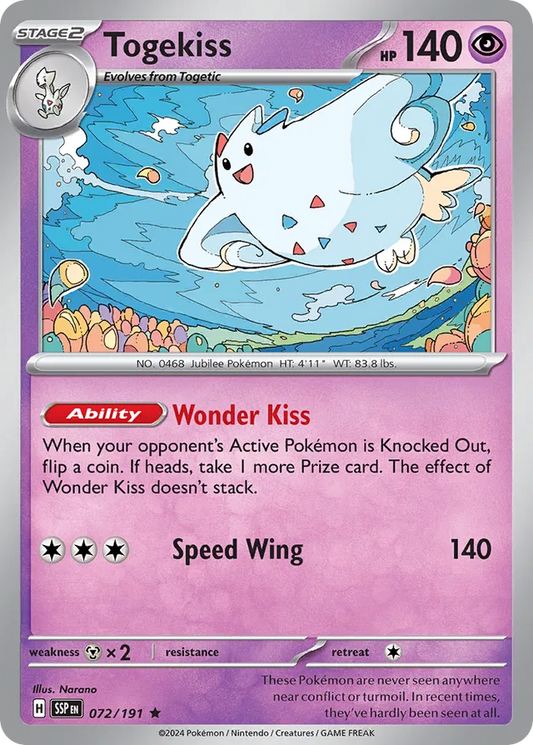 Togekiss [Reverse Holo] #72