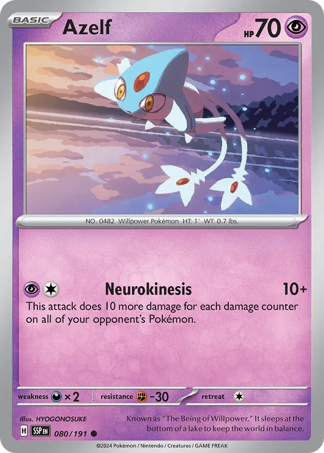 Azelf [Reverse Holo] #80