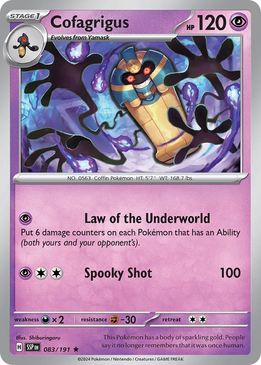 Cofagrigus [Reverse Holo] #83