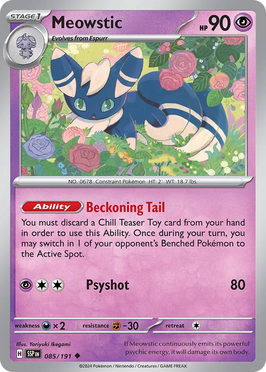 Meowstic [Reverse Holo] #85