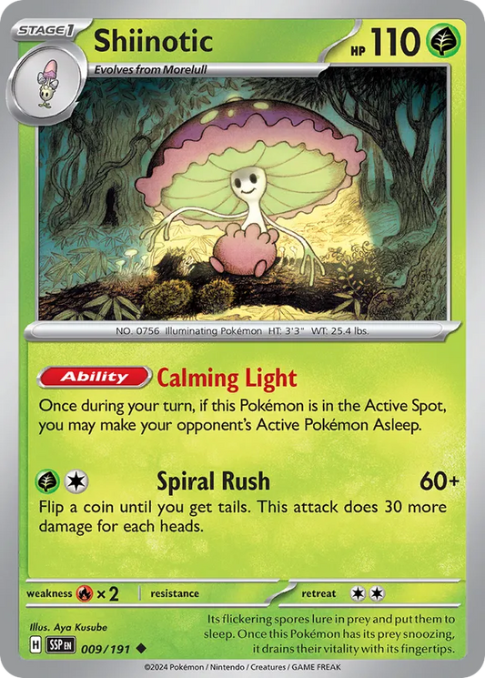 Shiinotic [Reverse Holo] #9