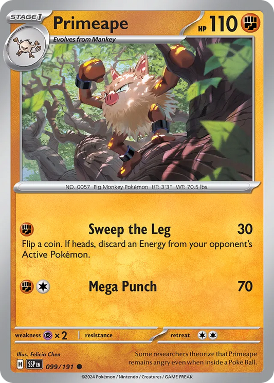 Primeape [Reverse Holo] #99