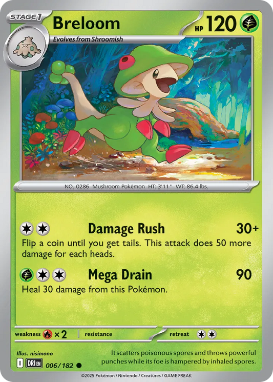 Breloom [Reverse Holo] #6