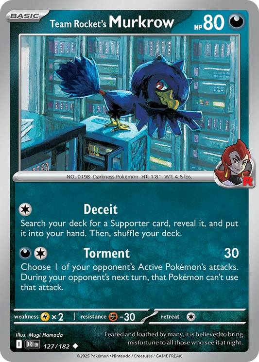 Team Rocket's Murkrow #127