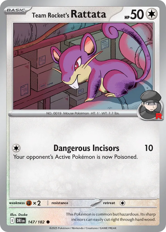 Team Rocket's Rattata #147