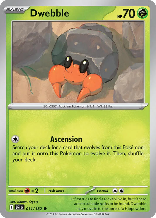 Dwebble [Reverse Holo] #11