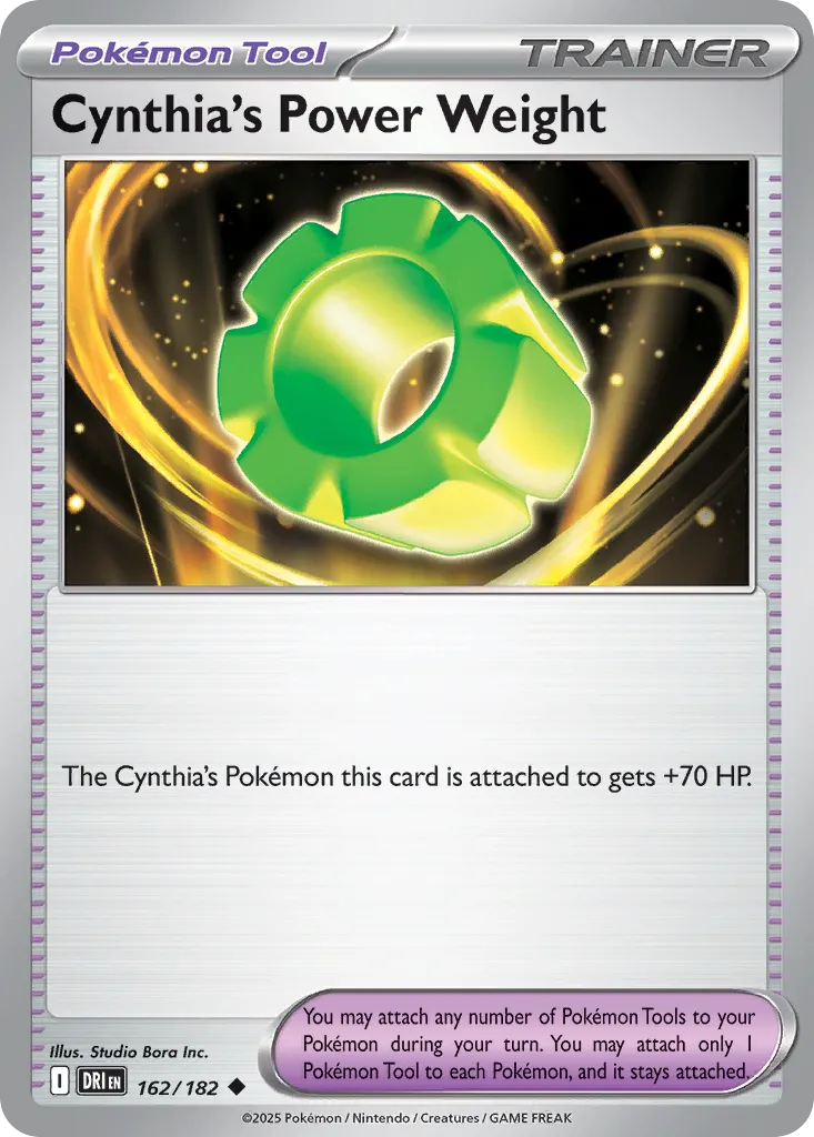 Cynthia's Power Weight [Reverse Holo] #162