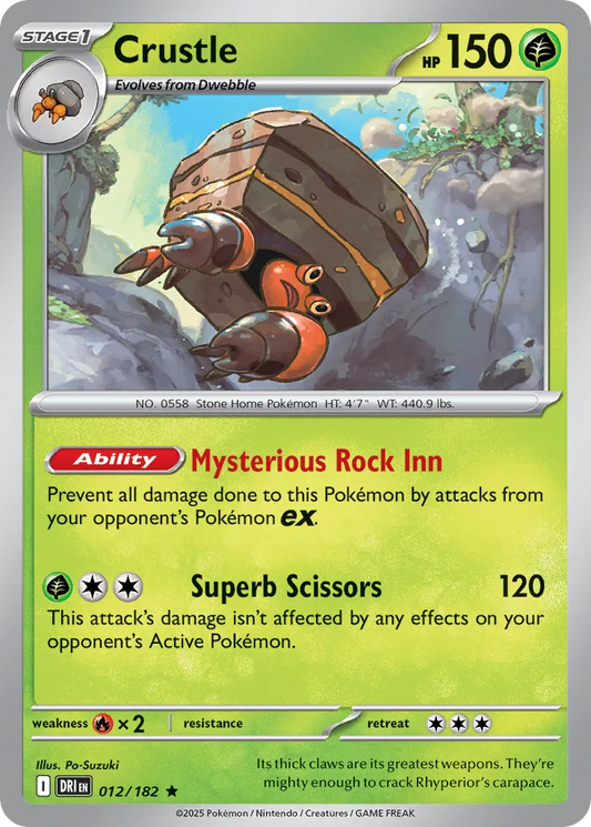 Crustle [Reverse Holo] #12
