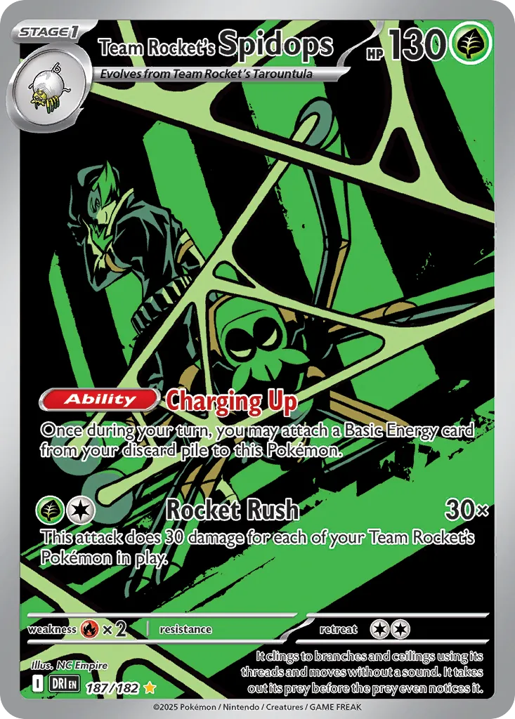 Team Rocket's Spidops #187