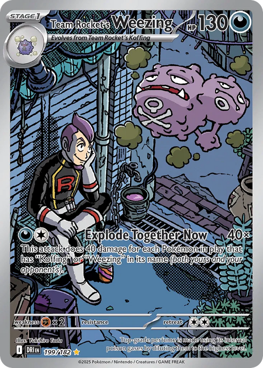 Team Rocket's Weezing #199