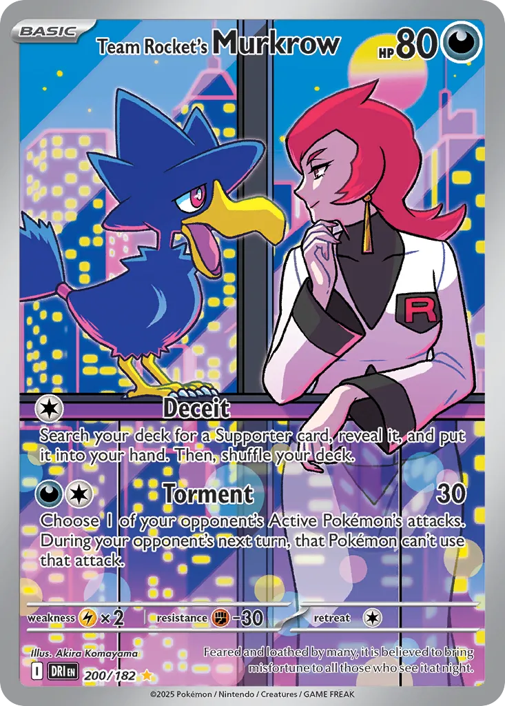 Team Rocket's Murkrow #200