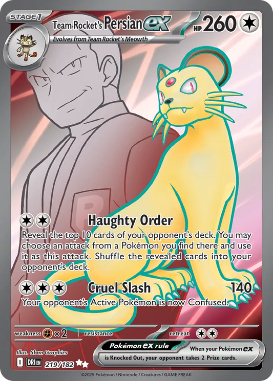 Team Rocket's Persian ex #219