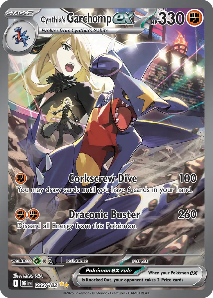 Cynthia's Garchomp ex #232
