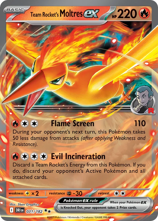 Team Rocket's Moltres Ex #31