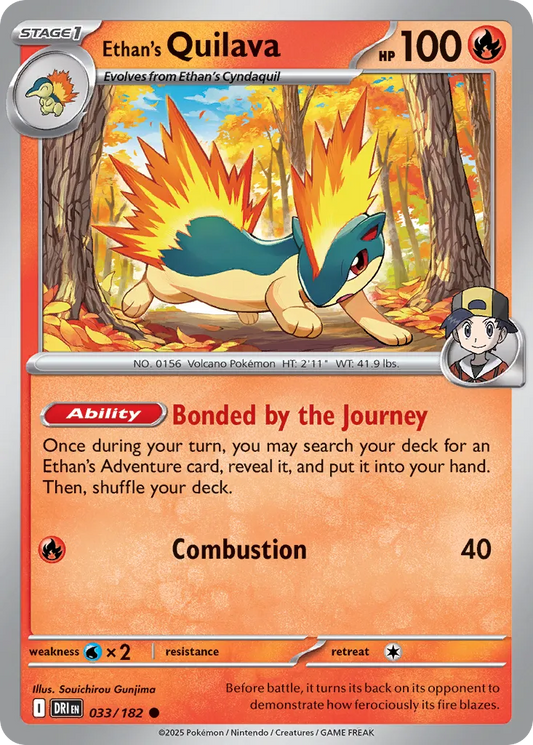 Ethan's Quilava [Reverse Holo] #33