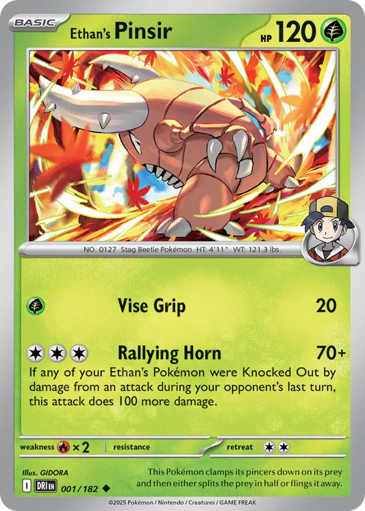 Ethan's Pinsir [Reverse Holo] #1