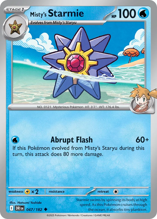 Misty's Starmie [Reverse Holo] #47