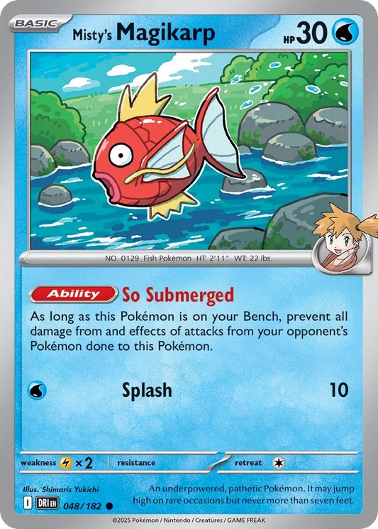 Misty's Magikarp [Reverse Holo] #48