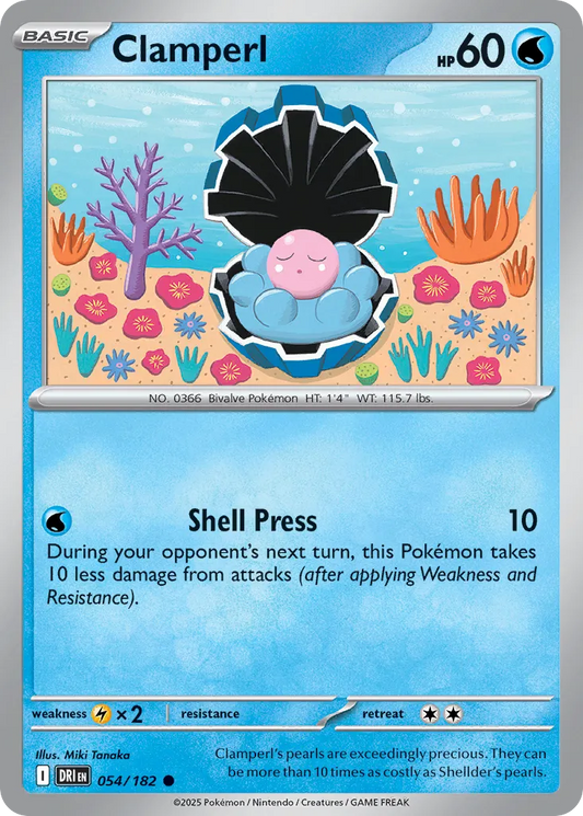 Clamperl [Reverse Holo] #54