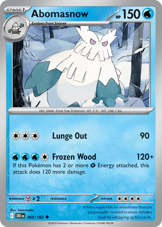 Abomasnow [Reverse Holo] #60