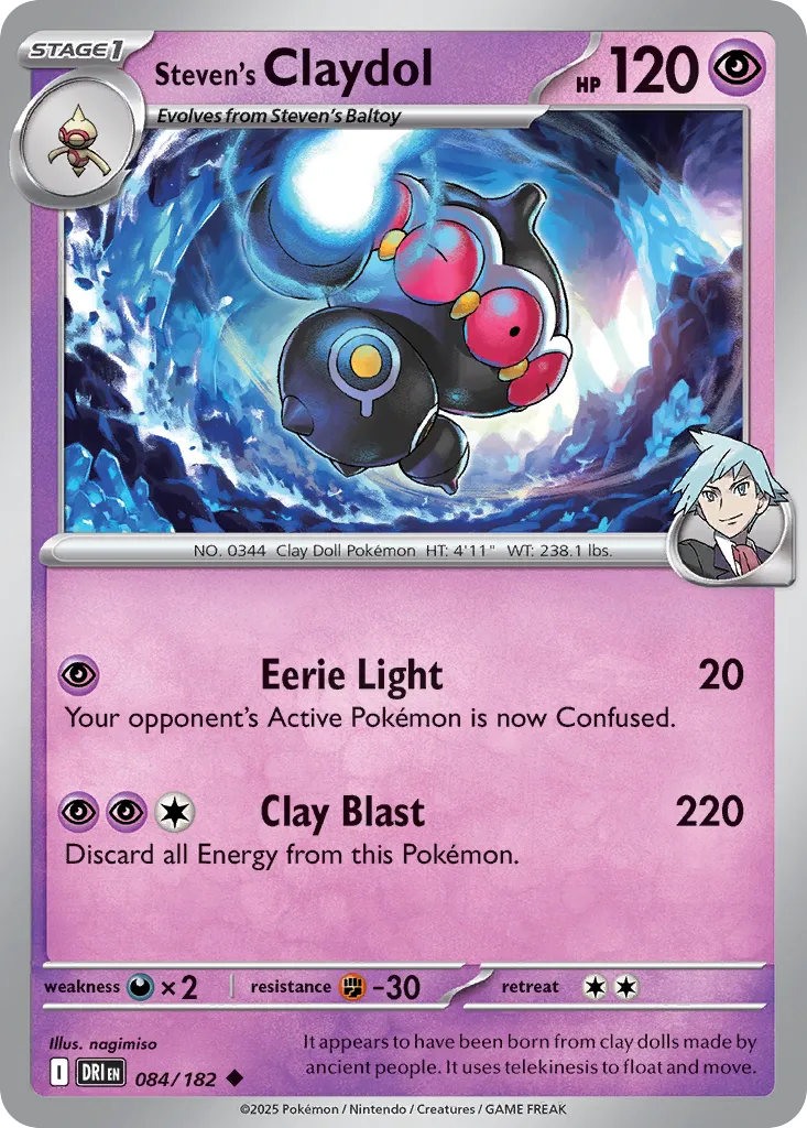 Steven's Claydol [Reverse Holo] #84