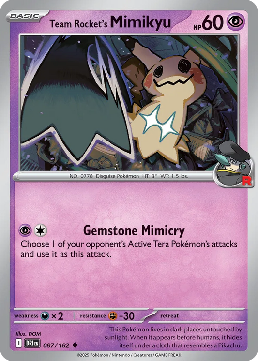 Team Rocket's Mimikyu [Stamped] #87