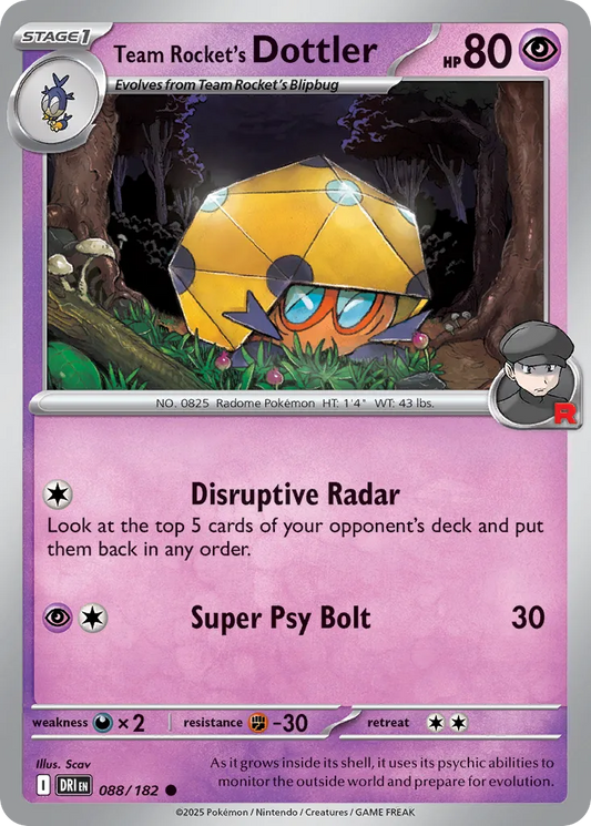 Team Rocket's Dottler [Reverse Holo] #88