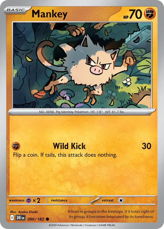 Mankey [Reverse Holo] #90