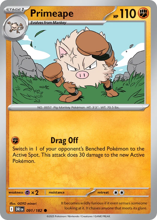Primeape [Reverse Holo] #91
