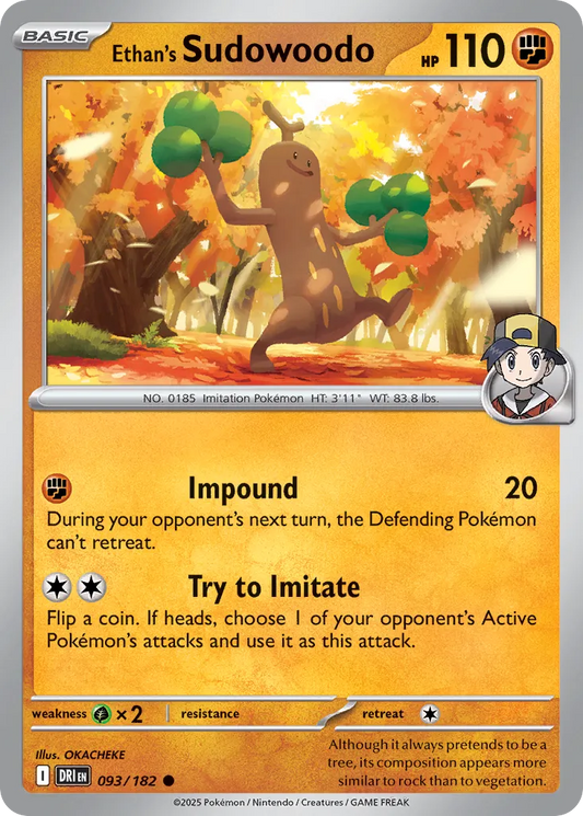 Ethan's Sudowoodo #93