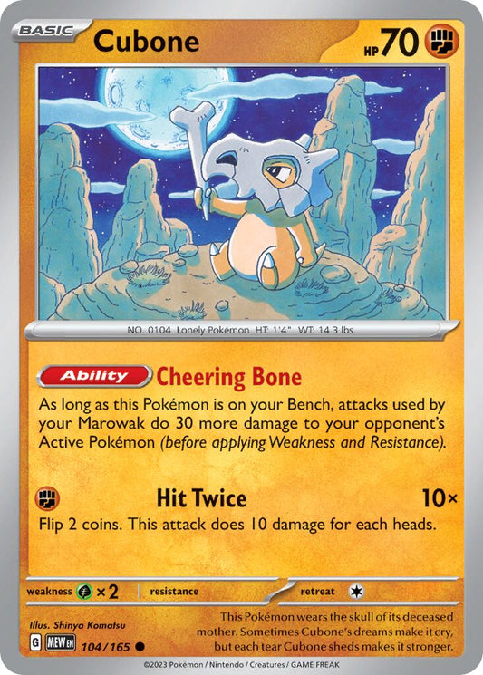 Cubone [Reverse Holo] #104