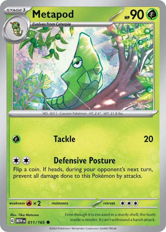 Metapod [Reverse Holo] #11
