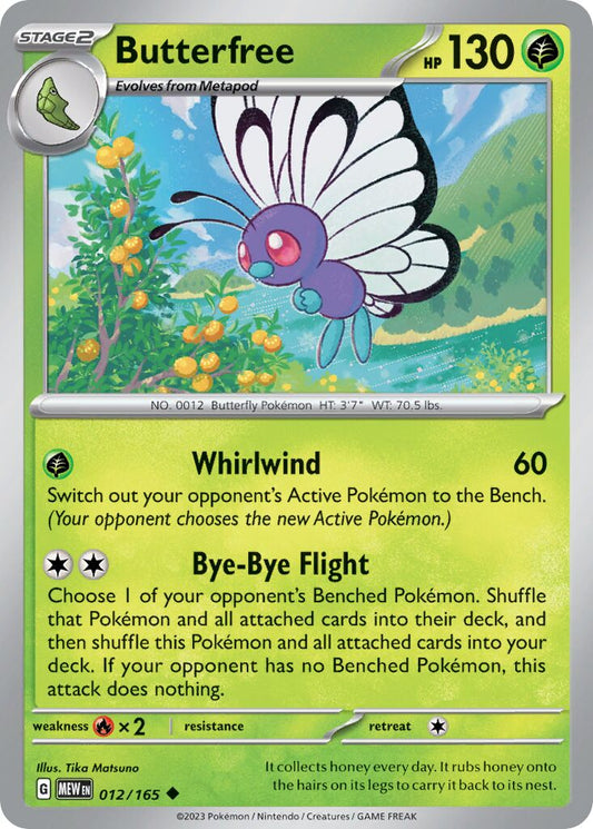 Butterfree [Reverse Holo] #12