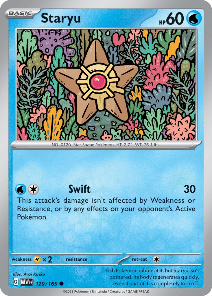 Staryu [Reverse Holo] #120
