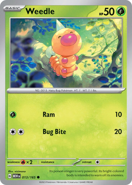 Weedle [Reverse Holo] #13