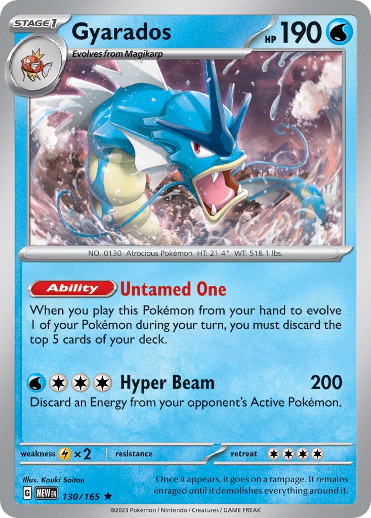 Gyarados [Reverse Holo] #130