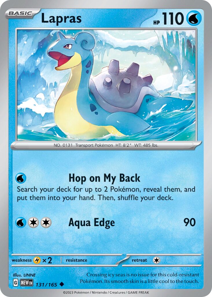Lapras [Reverse Holo] #131
