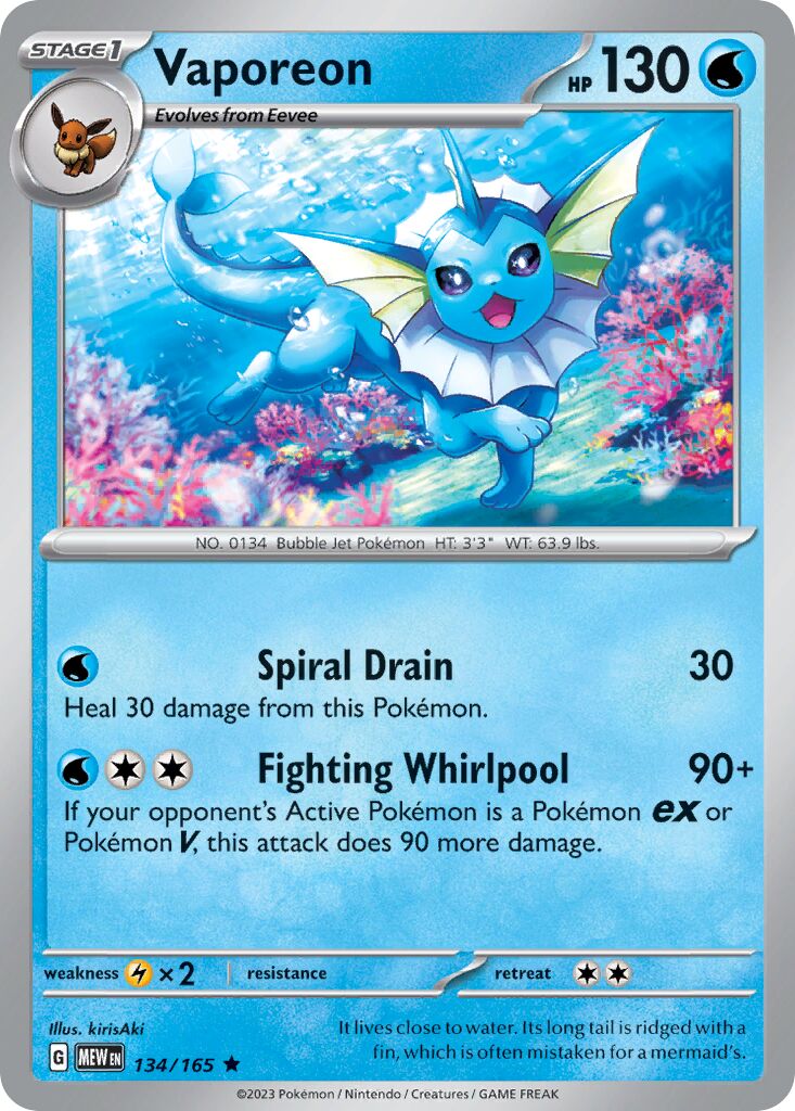 Vaporeon [Holo] #134