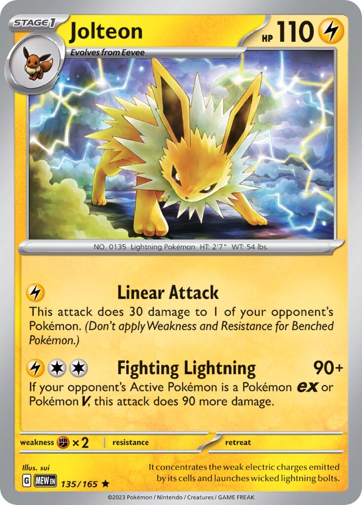 Jolteon [Reverse Holo] #135
