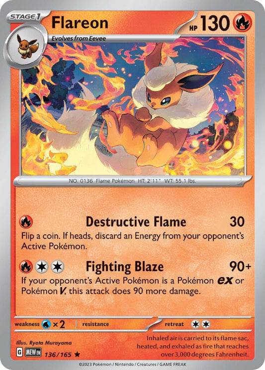 Flareon [Reverse Holo] #136