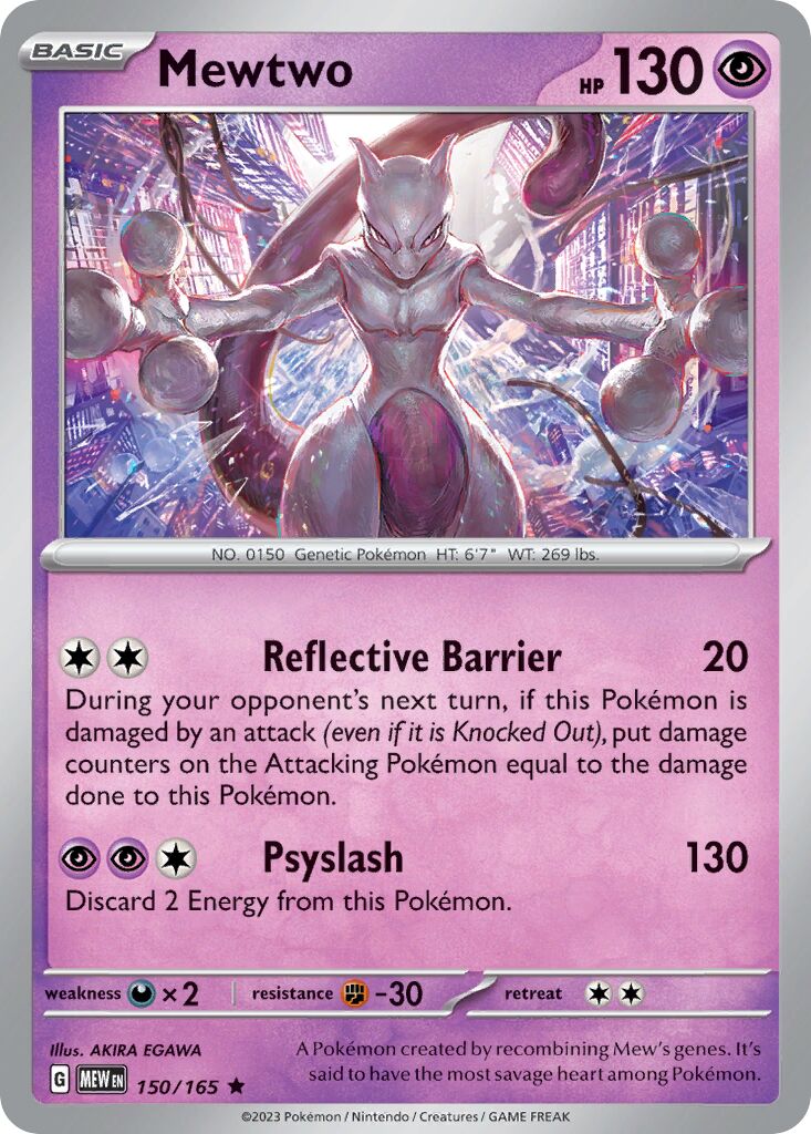 Mewtwo [Reverse Holo] #150