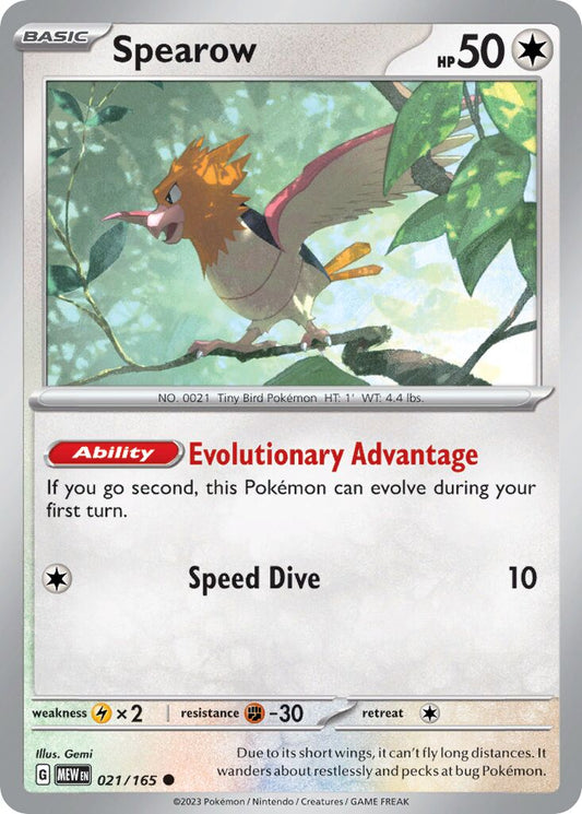 Spearow [Reverse Holo] #21