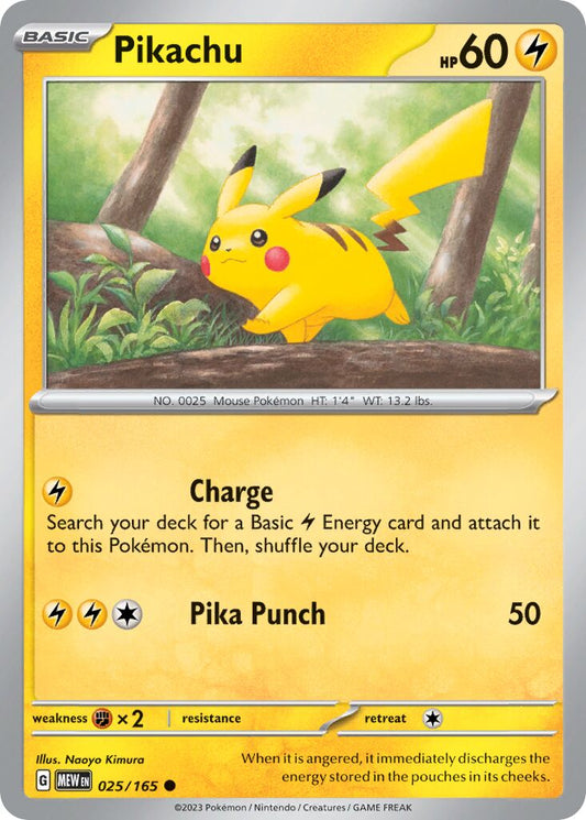 Pikachu [Reverse Holo] #25
